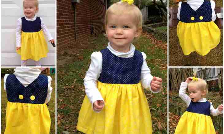 How to sew to the child a dress